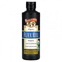 Barlean's, Органическое льняное масло с лигнаном, 473 мл (16 жидк. Унций)