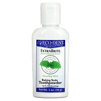Eco-Dent, ExtraBrite, зубной порошок с пищевой содой, без фторидов, ослепительная мята, 56 г (2 унции) Eco-Dent, ExtraBrite, зубной порошок с пищевой содой, без фторидов, ослепительная мята, 56 г (2 унции)