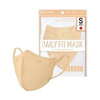 Iris Ohyama Face Mask Daily Fit Size S (Silk Beige) 5 pcs
