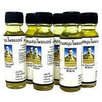 Лечебное желтое масло от герпеса и кожных заболеваний, отита, зубной боли Mo Sink Thai Oil 30 мл. Таиланд