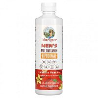 MaryRuth Organics, Men's Multivitamin Liposomal, Vanilla Peach, 15.22 fl oz (450 ml)
