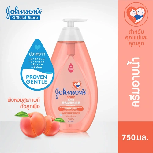 Johnsons Baby Peach Bath 750ml фото 2