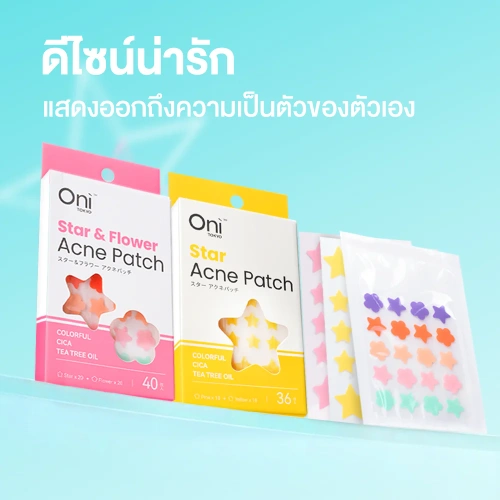 Oni Star & Flower Acne Patch 40 Dots фото 3