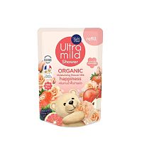Ultra Mild By Babi Mild Shower Organic Milk Happiness 360 Ml. Refill สบู่เหลวเด็ก