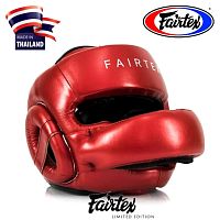 Боксерский шлем Fairtex Pro Sparring Head Guard HG 17, Таиланд XL Red