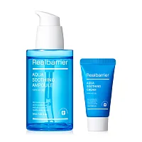 Real Barrier Aqua Soothing Ampoule Set 50ml + Real Barrier Aqua Soothing Cream 25ml