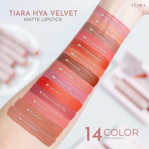 TIARA BEAUTY Hya Velvet Matte Lipstick 3g фото 4