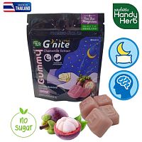 Handy Herb G’nite Mangosteen Gummy – мармелад для крепкого сна с ромашкой, грибом рейши и L-теанином. саше Таиланд