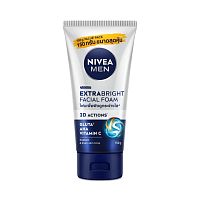 Nivea Men Extra Bright Facial Foam 150 G. โฟมล้างหน้า