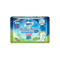 Sofy ผ้าอนามัย Cooling Fresh Natural Night Superslim 0.1 Wing [29cm x 10pcs]