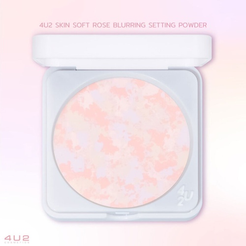 4U2 Skin Soft Rose Blurring Powder 11g фото 4 4U2 Skin Soft Rose Blurring Powder 11g фото 4