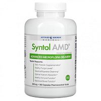 Arthur Andrew Medical, Syntol AMD, Advanced Microflora Delivery, средство для здоровой микрофлоры, 500 мг, 360 капсул
