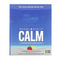 Natural Vitality, CALM, The Anti-Stress Drink Mix, Raspberry-Lemon Flavor, 30 Single Serving Packs, 0.12 oz (3.3 g) Natural Vitality, CALM, The Anti-Stress Drink Mix, Raspberry-Lemon Flavor, 30 Single Serving Packs, 0.12 oz (3.3 g)