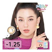 Jelly Kiss  Vanila Brown Contact Lens Monthly Power -1.25 (2 pieces)