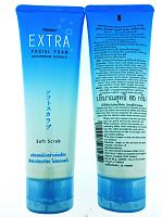 Пенка для умывания с экстрактом грибов Линчжи Mistine Extra Facial Foam Mushroom Extract Soft Scrub, Таиланд