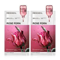 Mediheal Rose PDRN Essential Mask Healthy Glow [24ml x 2pcs]