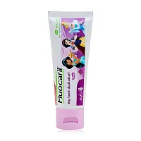 Fluocaril Toothpaste Girl Grape Big Teeth 65g [Free! Toothbrush]