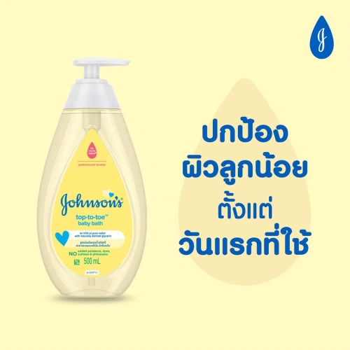 Johnsons Milk + Oat Bath 500ml фото 2