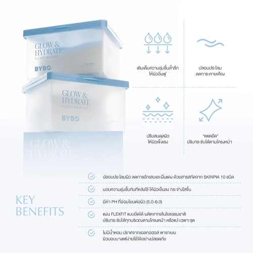 BYBO Glow & Hydrate Flexfit Wrap Pad 300ml фото 4
