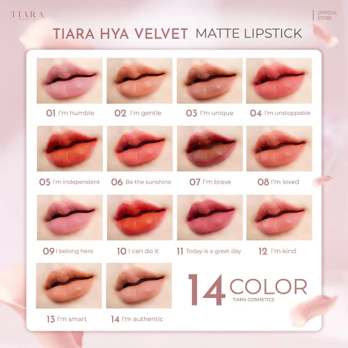 TIARA BEAUTY Hya Velvet Matte Lipstick 3g фото 5
