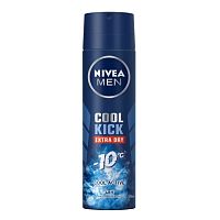 Nivea Men Deo Cool Kick Spray 150 Ml. ผู้ชาย สเปรย์ ลดเหงื่อ ระงับกลิ่นกาย