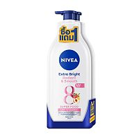 Nivea Body Lotion Extra Bright Radiant Smooth 550 Ml.Twin Pack