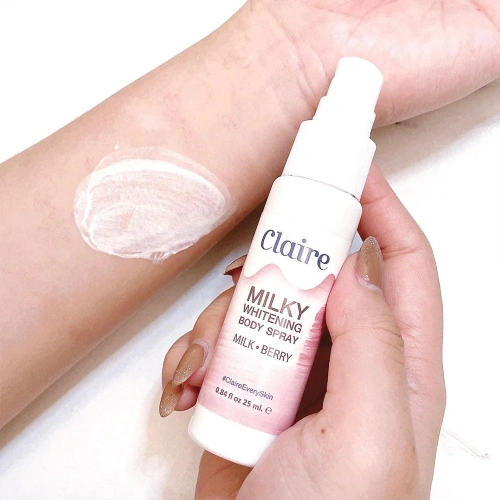 Claire Milky Whitening Body Spray 25ml фото 2