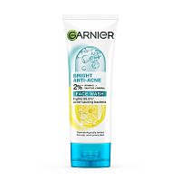 Garnier Bright Anti-Acne Face Wash 100 Ml.