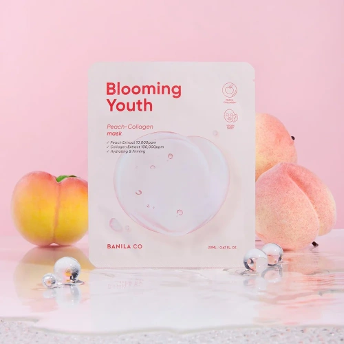 Banila Co Blooming Youth Peach Collagen Mask 20g фото 2 Banila Co Blooming Youth Peach Collagen Mask 20g фото 2