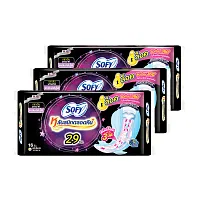 Sofy ผ้าอนามัย Body Fit Night 29cm [16pcs x  3 Packs]