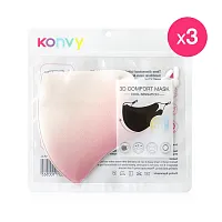 Konvy 3D Washable Comfort Mask Cool Sensation 3pcs