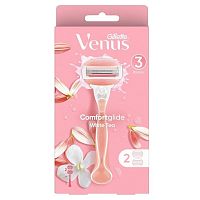 Gillette Venus Comfortglide White Tea Razor 1'S+Blades 2'S มีดโกน กำจัดขน