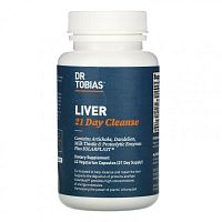 Dr. Tobias, Liver 21 Day Cleanse, 63 вегетарианские капсулы