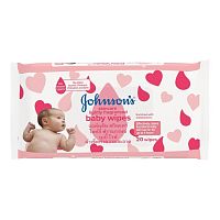 Johnson Baby Wipes Skincare Lightly Fragranced 20 Sheets