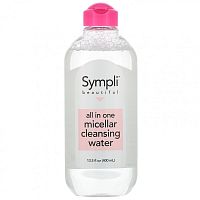 Sympli Beautiful, универсальная мицеллярная очищающая вода, 400 мл (13,5 жидк. унции)