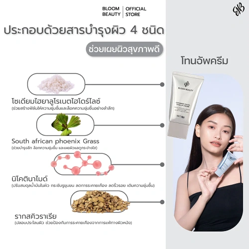 BLOOM BEAUTY Ceramide Facial Tone-Up Cream 60g фото 2 BLOOM BEAUTY Ceramide Facial Tone-Up Cream 60g фото 2