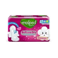 Molped ผ้าอนามัย Soft&Dry Maxi [23 cm x 16pcs]