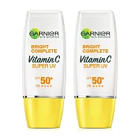 Garnier Bright Complete Super UV Sunscreen Natural SPF50+ PA+++ [30ml x 2pcs]
