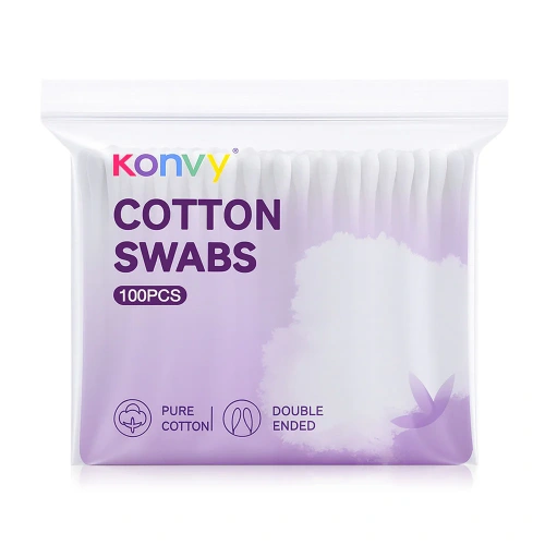 Konvy Cotton Swabs Bag Packaging 100pcs