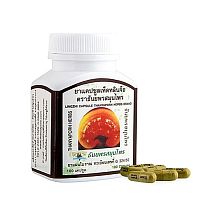 Фитопрепарат общеоздоровительного действия Линчжи (гриб Рейши) Lingzhi Capsule Thanyaporn Herbs Brand, 100 капс. Таиланд