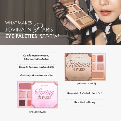JOVINA Autumm In Paris Eye Palette 14.5g фото 2