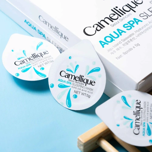 Camellique Aqua Spa Sleeping Mask [8pcs x 5g] фото 5