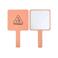 3CE Square Hand Mirror Rose Beige 1pcs.