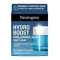 Neutrogena Hydro Boost Hyaluronic Acid Night Cream 50 G. ผิวนุ่มเด้ง อิ่มน้ำ ชุ่มชื่น