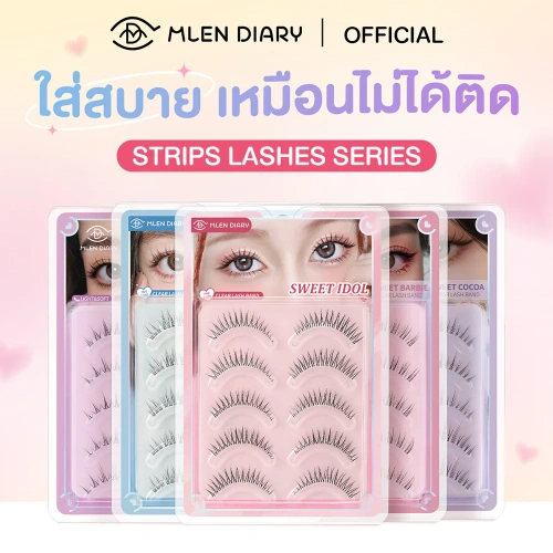 MLEN DIARY Strips Lashes Series Eyelashes 5 Pairs фото 4