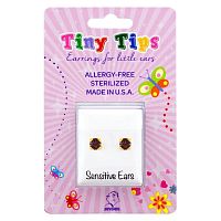 Studex Tiny Tips Earrings For Sensitive Ear Gold Plated 3mm Feb Amethyst