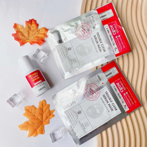 CURESYS Trouble Clear Serum Mask 23g фото 2