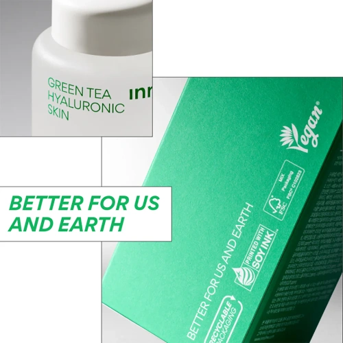 Innisfree Green Tea Hyaluronic Skin 170ml фото 5 Innisfree Green Tea Hyaluronic Skin 170ml фото 5