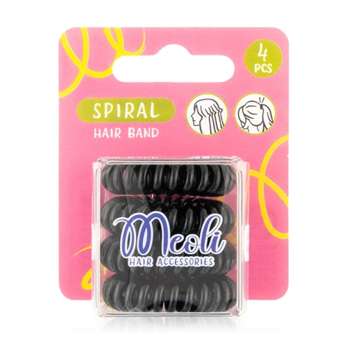 MEOLI Spiral 3.5cm Hair Band 4pcs