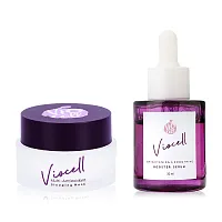 Viocell Set 2 Items Brightening & Smoothing Booster Serum 30ml + Multi-Antioxidant Sleeping Mask 30g ( Expiration Date : 2026.08.26 )